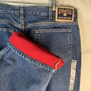 Duluth Trading Fleece Lined Jeans 42x32 New with size label